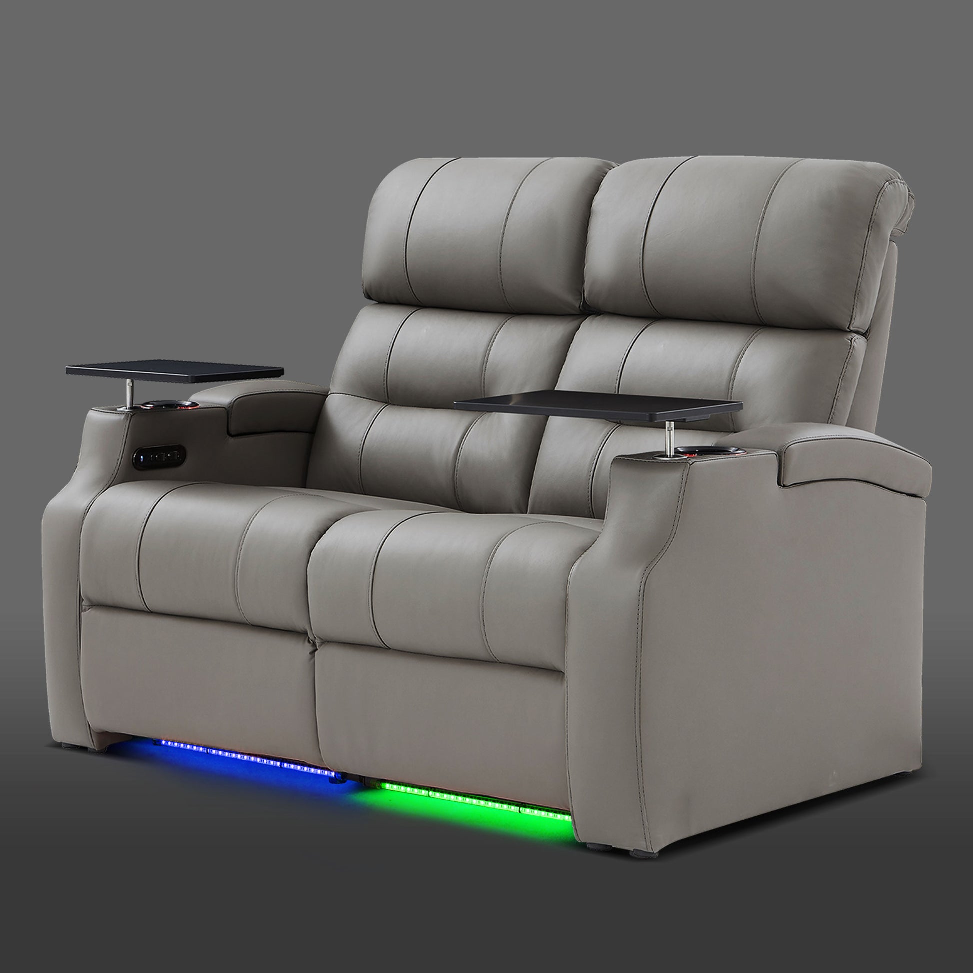 Edgex Series electric loveseat recliner with tray table