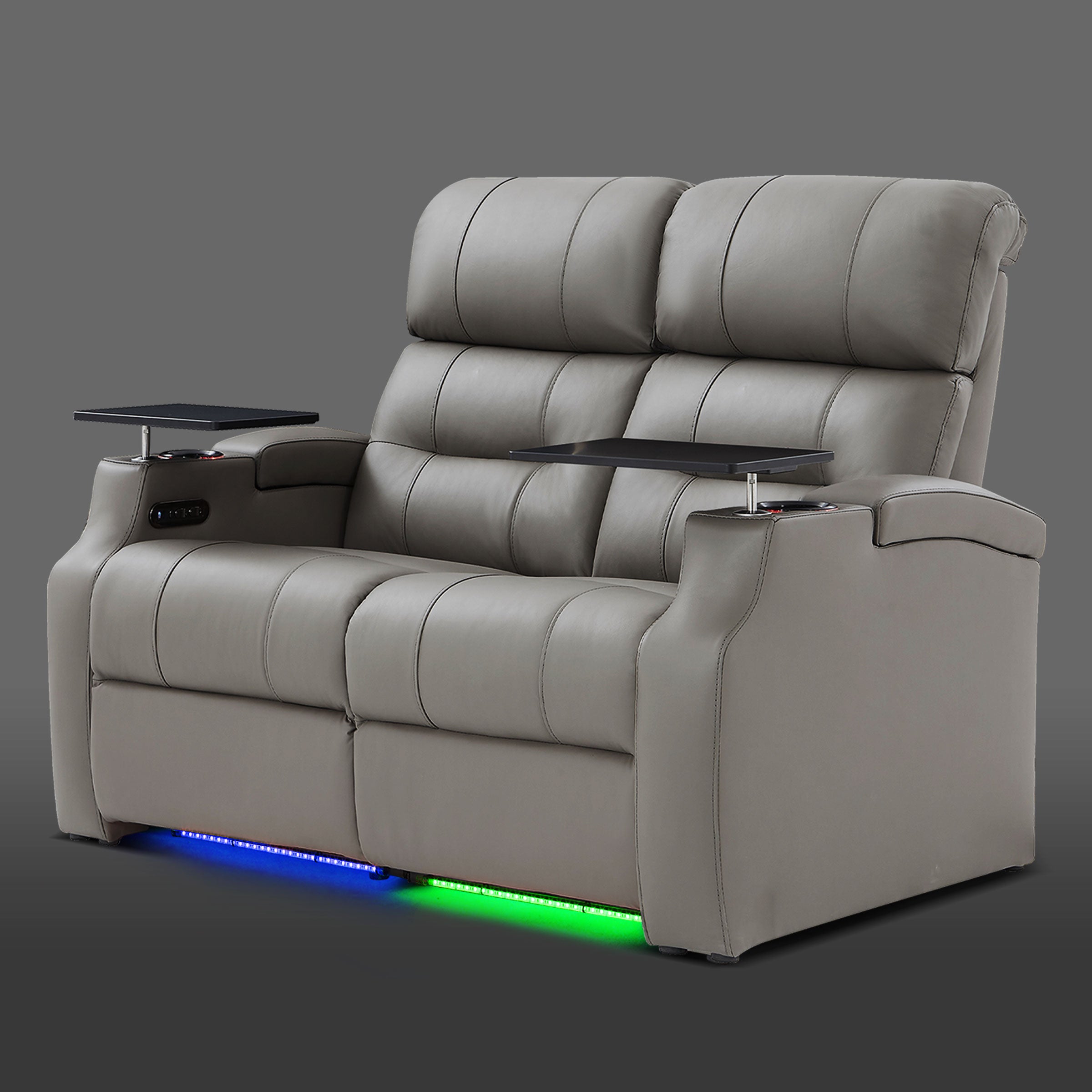 Edgex Series electric loveseat recliner with tray table
